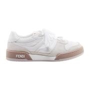 Fendi Lädersneakers med Bicolor Sula White, Herr