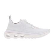 Salvatore Ferragamo Ikoniska Nylon Sneakers White, Herr