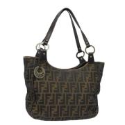 Fendi Vintage Pre-owned Canvas totevskor Brown, Dam