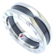 Bvlgari Vintage Pre-owned Silver ringar Gray, Dam