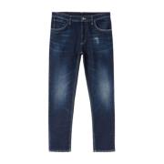 Dondup Brighton Carrot Fit Jeans i Blå Blue, Herr