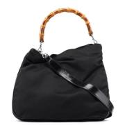 Gucci Vintage Pre-owned Canvas gucci-vskor Black, Dam