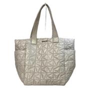 Michael Kors Pre-owned Pre-owned Tyg totevskor Gray, Dam