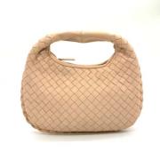 Bottega Veneta Vintage Pre-owned Laeder handvskor Beige, Dam