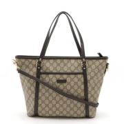 Gucci Vintage Pre-owned Laeder gucci-vskor Beige, Dam