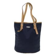 Burberry Vintage Pre-owned Tyg totevskor Blue, Dam