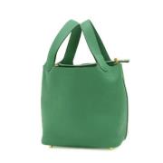 Hermès Vintage Pre-owned Laeder handvskor Green, Dam