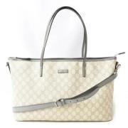 Gucci Vintage Pre-owned Canvas gucci-vskor Beige, Dam