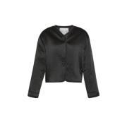 Forte Forte Quiltad Couture Spencer Jacka Svart Black, Dam