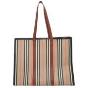 Burberry Vintage Pre-owned Canvas totevskor Multicolor, Dam