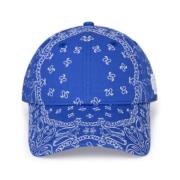 Garment Workshop Blå Bomull Bandana Baseball Keps Blue, Herr