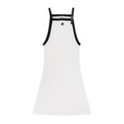 Courrèges Sleeveless Tops White, Dam