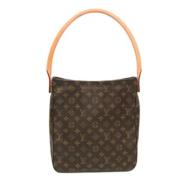 Louis Vuitton Vintage Pre-owned Tyg louis-vuitton-vskor Brown, Dam