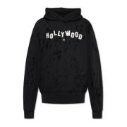 Amiri Sweatshirt med lapp Black, Herr