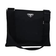 Prada Vintage Pre-owned Tyg prada-vskor Black, Dam