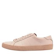 Yves Saint Laurent Vintage Pre-owned Laeder sneakers Pink, Dam