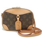 Louis Vuitton Vintage Pre-owned Tyg louis-vuitton-vskor Brown, Dam