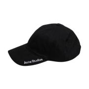 Acne Studios Svart Stilfull Hatt Black, Dam