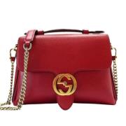 Gucci Vintage Pre-owned Laeder gucci-vskor Red, Dam