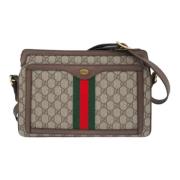 Gucci Vintage Pre-owned Canvas gucci-vskor Beige, Dam