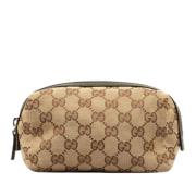 Gucci Vintage Pre-owned Canvas gucci-vskor Brown, Dam