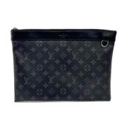 Louis Vuitton Vintage Pre-owned Tyg louis-vuitton-vskor Black, Dam