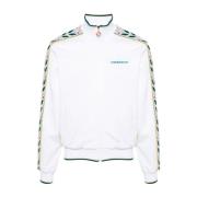 Casablanca Ekologisk bomull Laurel Zip Sweatshirt White, Herr