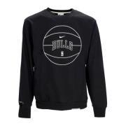 Nike Chicago Bulls Crewneck Sweatshirt Black, Herr