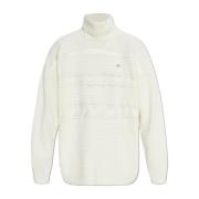 Adidas Originals Turtleneck med logotyp White, Dam