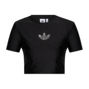 Adidas Originals Topp med Blankt Logo Black, Dam