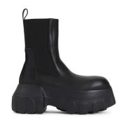 Rick Owens Mega Traktor Boots i Svart Black, Herr