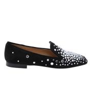 Prosperine Klassisk Vlas Loafer Skor Black, Dam