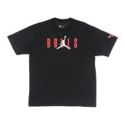 Jordan NBA Courtside Statement Tee Chicago Bulls Black, Herr