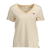 Levi's Beige T-shirt med korta ärmar för kvinnor Beige, Dam