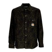 Carhartt Wip Långärmad Paisley Print Skjorta Green, Herr