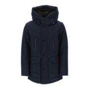 Woolrich Arctic Parka i Ramar Tyg Blue, Herr