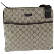 Gucci Vintage Pre-owned Canvas gucci-vskor Beige, Dam