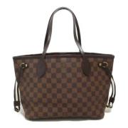 Louis Vuitton Vintage Pre-owned Canvas axelremsvskor Brown, Dam