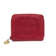 Chanel Vintage Pre-owned Laeder plnbcker Red, Dam