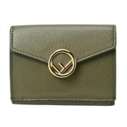 Fendi Vintage Pre-owned Laeder plnbcker Green, Dam