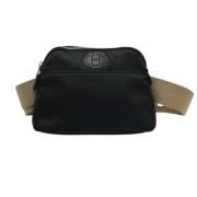 Hermès Vintage Pre-owned Tyg crossbodyvskor Black, Dam