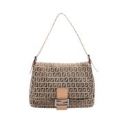 Fendi Vintage Pre-owned Canvas fendi-vskor Beige, Dam