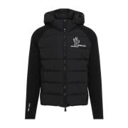 Moncler Svart Zip Up Cardigan Sweater Black, Herr