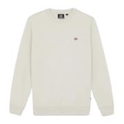 Dickies Beige Whitecap Grey Sweatshirt Rund Hals White, Herr