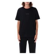 Emporio Armani Tryckt T-shirt med slogantryck Black, Herr