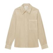 Marc O'Polo Avslappnad blus Beige, Dam