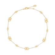 Dolce & Gabbana Elegant Halsband med Unik Design Yellow, Dam