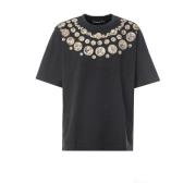 Dolce & Gabbana Avslappnad Bomull T-shirt Black, Herr