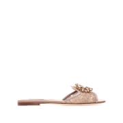 Dolce & Gabbana Stiliga Tofflor Cq0023Ag66780703 Beige, Dam