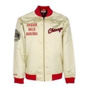 Mitchell & Ness Chicago Bulls NBA Team Bomber Jacket Yellow, Herr